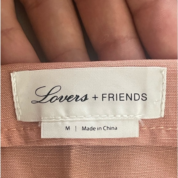 Lovers + Friends Edith Blouse Terracotta Pink Size M - Picture 6 of 8